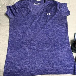 Under Armour Women's Purple V-Neck Top